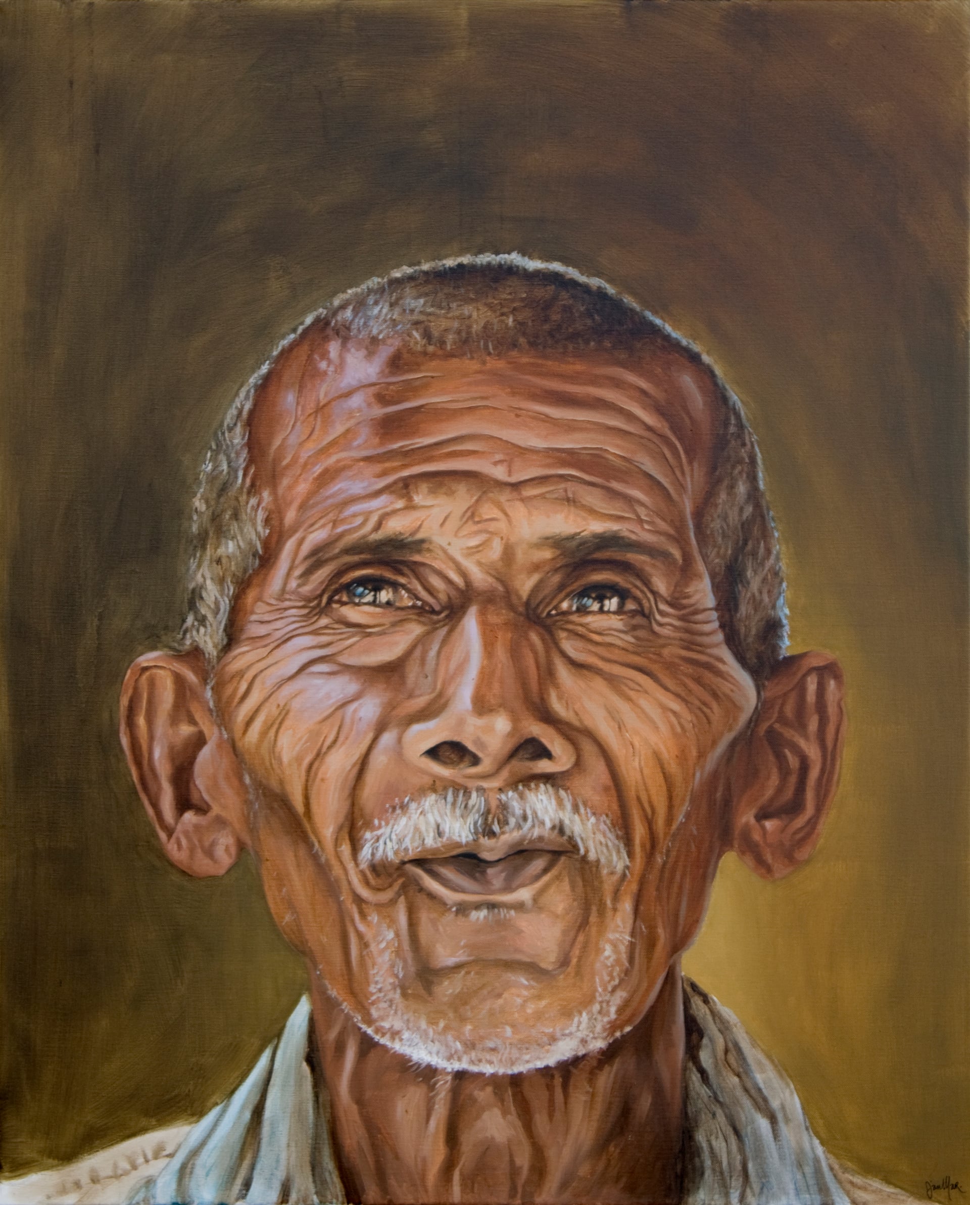 The Prayer - Huile sur toile, 2017 par JanMar