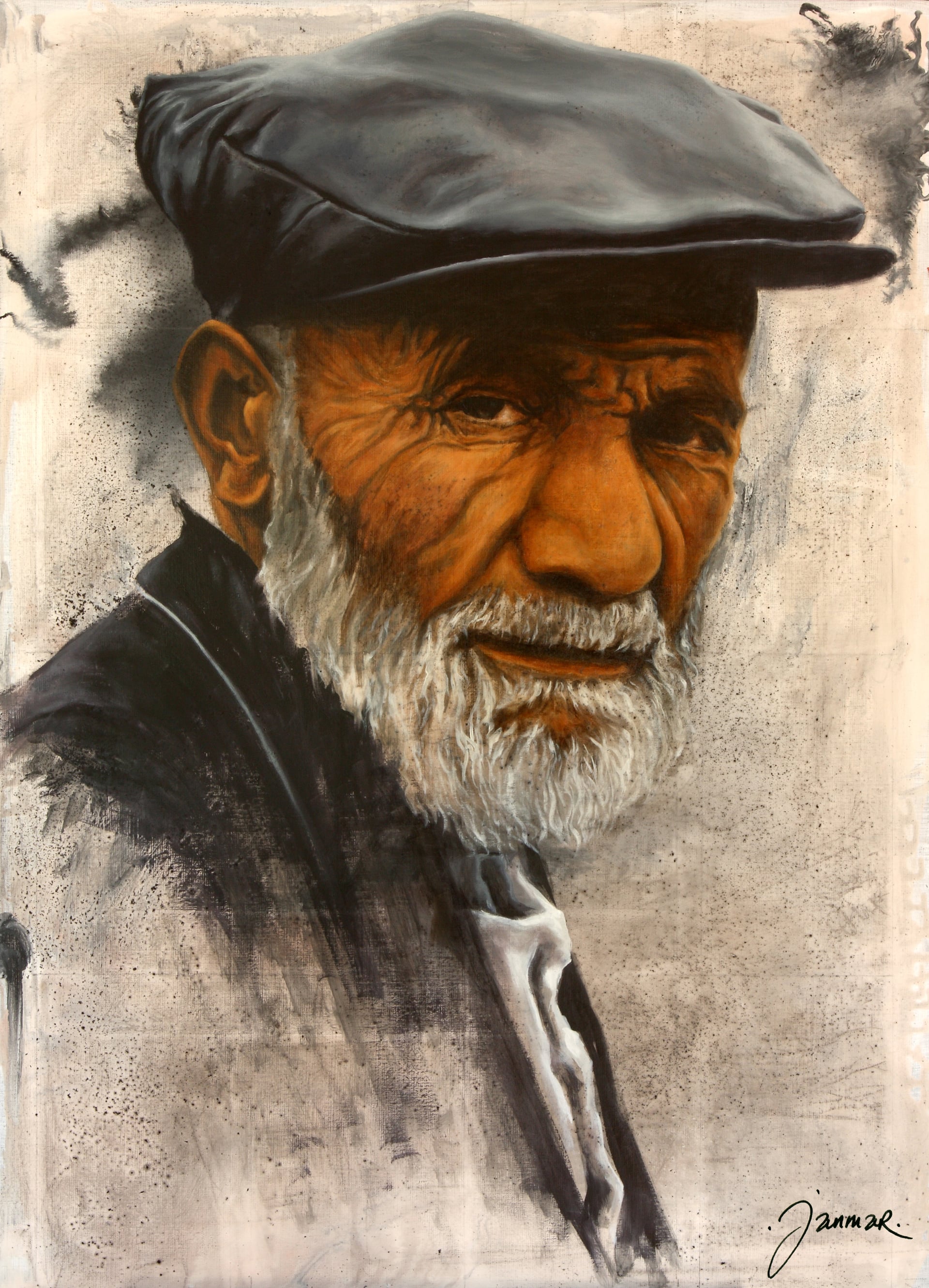 Le Turc - Huile sur toile, 2015 par JanMar